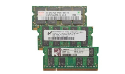 Pamięć RAM DDR2 MIX SO-DIMM 800MHz 2 GB