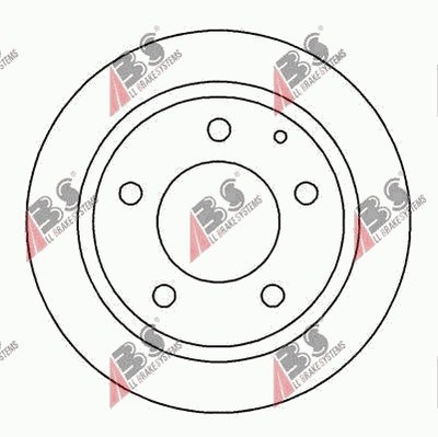 ДИСК ТОРМОЗНОЙ ЗАД MAZDA 323 94-98