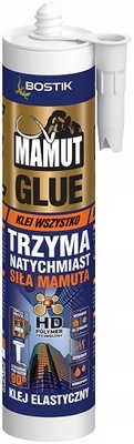 Klej montażowy uniwersalny MAMUT GLUE biały 290ml