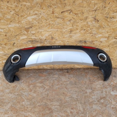 Бампер задняя накладка нижняя выхлопы alfa romeo stelvio фото №1