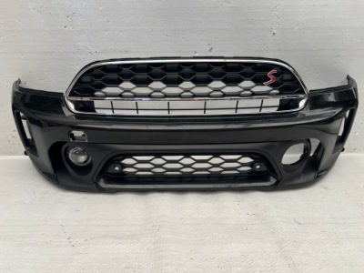 Бампер перед передний mini countryman f60 cooper s lift lci led чёрный фото №1