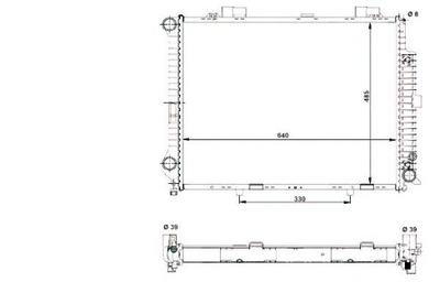 AUŠINTUVAS VARIKLIO NRF A2105000903 2105000903 11807 