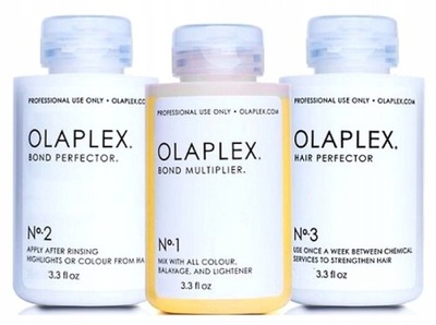 OLAPLEX No1 11,25 ml + No2 22,5 ml + No3 20 ml