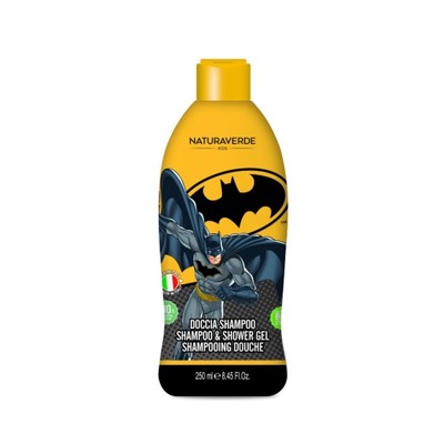 NATURAVERDE BATMAN SZAMPON DO WŁOSÓW-ŻEL POD PRYSZNIC 250ML