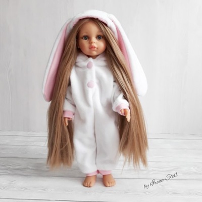 Ubranka kigurumi piżama lalka Paola Reina Zajączek