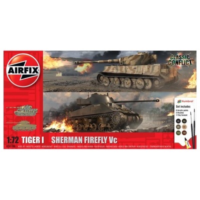 Tiger I vs Sherman Firefly Vc 1:72, Airfix A50186
