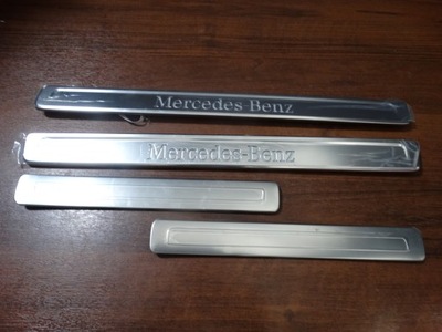 Накладки накладки пороговые led mercedes w223 1 фото №1