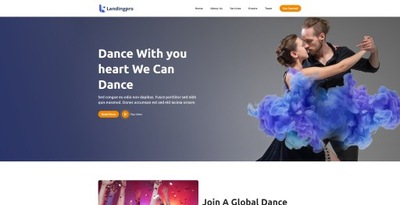 Twoja GOTOWA strona internetowa WWW dla instruktorów tańca, nauczycieli