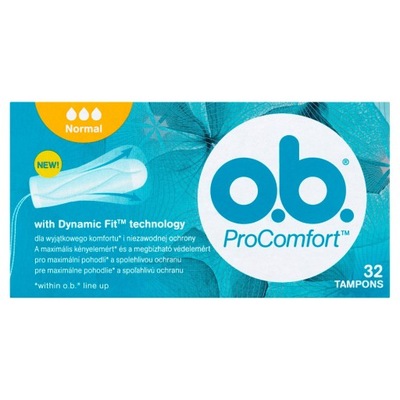 O.B. Procomfort Tampony Higieniczne Normal 32 szt.