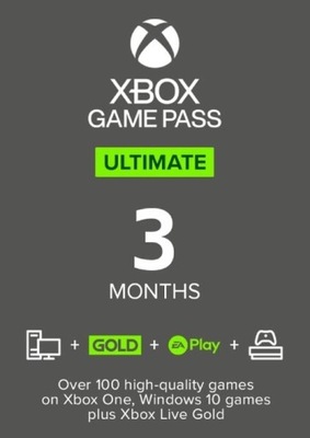 Xbox Game Pass Ultimate na 3 miesiące