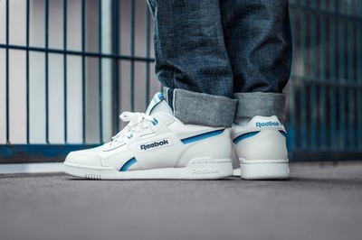 REEBOK CLASSIC WORKOUT PLUS MU OFF WHITE NAVY CYAN