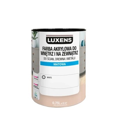 Luxens Emalia Mat 0,75 l White