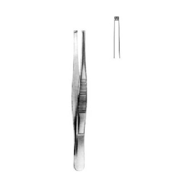 Pęseta chirurgiczna prosta ząb 2x3 14cm