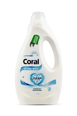 Coral Optimal White Żel Płyn do prania białego 26 Prań 1,25L