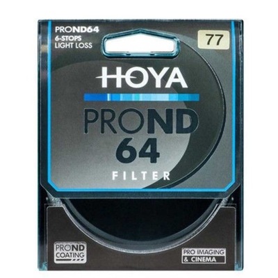 Filtr szary Hoya PRO ND64 77mm