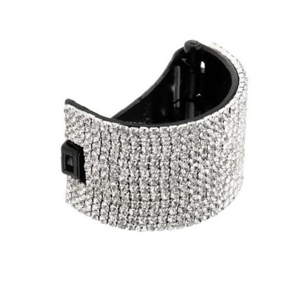 2xBling Rhinestone Clip kucyk Holder