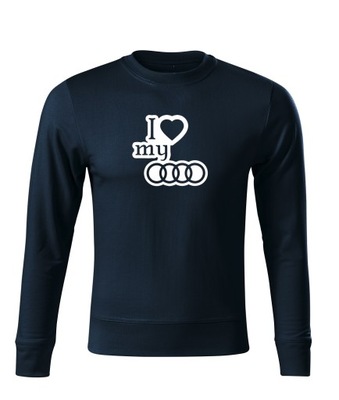 Bluza bez kaptura M87 AUDI A4 A3 A5 granatowa rozm 3XL