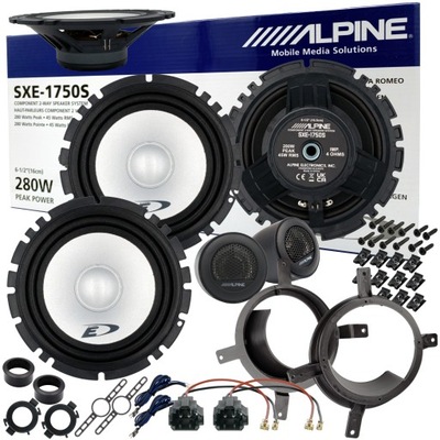 ALTAVOCES DE AUTOMÓVIL ALPINE DISTANCIAS PARA VOLVO S60 V70 XC70 DE PUERTA PARTE DELANTERA  