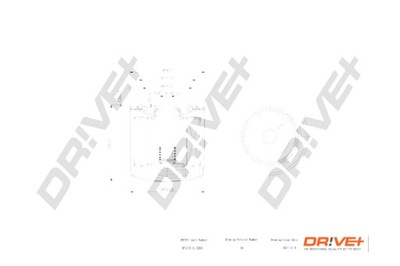 DRIVE+ ФІЛЬТР МАСЛА FORD БЕНЗИН 2.0 94-00 TRAN SIT