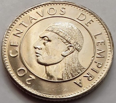 3819 - Honduras 20 centavo, 1991