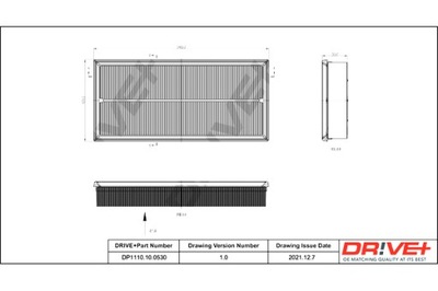 DRIVE+ ФИЛЬТР ВОЗДУХА LAND ROVER 3.0H 20- RAN GE ROVER SPORT II