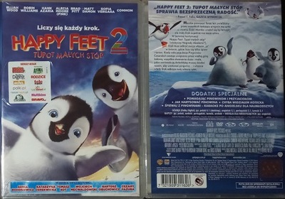 HAPPY FEET 2: TUPOT MAŁYCH STÓP [DVD] NOWY W FOLII