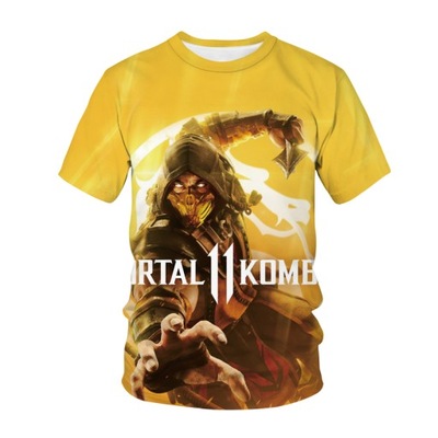 Mortal Kombat 3D Print T-shirt,A,M