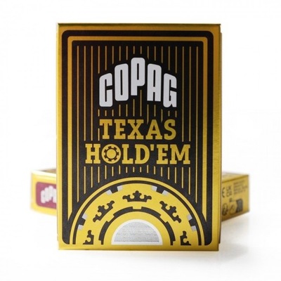 Copag plastové karty Texas Holdem čierne