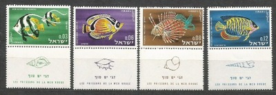 Izrael Mi 266-269 ryby**czyste
