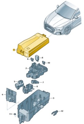 Новая  оригинальные audi оригинальный номер накладка 5wa937132a фото №1