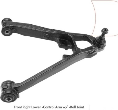 Chevrolet silverado tahoe gmc cadillac escalade 2007-14 рычаг нижний правый фото №1