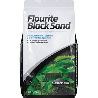 Seachem Black Sand 7kg Czarne podłoże piasek