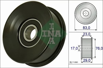 INA 532073010 ROLLO TENSOR  