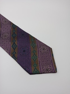Gian Marco Venturi jedwabny krawat we wzory paski