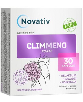 Novativ ClimMeno Forte 30 kapsułek na 1 miesiąc