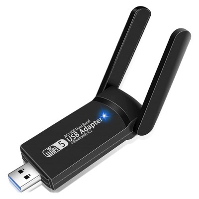 KARTA SIECIOWA WIFI BLUETOOTH 5.0 USB 3.0 1300Mbps