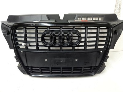 Audi a3 s3 lift 8p0 решітка радіатора решітка радіатора чорний 8p0 фото №1