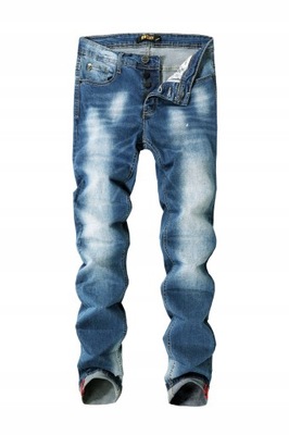 Jeansy męskie slim fit spodnie jeansowe dżinsy -29