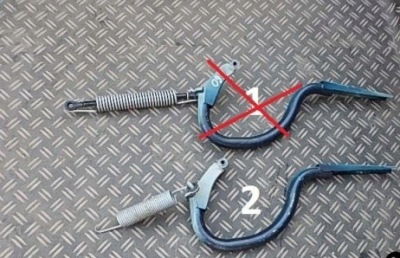 Bmw 5 e60 петля кришки задній пружина фото №1