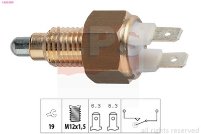 PRZELACZNIK, LUZ RETROVISOR EPS 1.860.009  