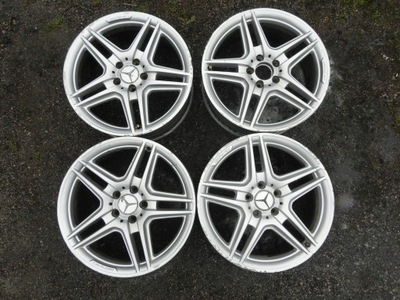 MERCEDES W204 C200 LLANTAS DE ALUMINIO 5X112 AMG 18  