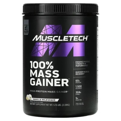 MuscleTech 100% Mass Gainer Vanilla Milkshake 2330g