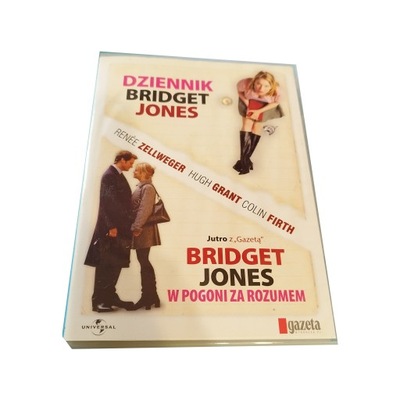 Film Dziennik Bridget Jones ORAZ W POGONI ZA ROZUMEM 2 X DVD NOWY