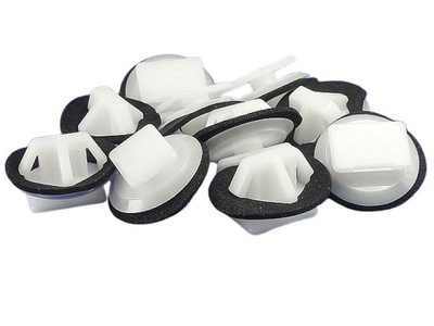 10x клипса w отверстие 20 клипса накладки порог mazda 6 rx-8 mpv фото №1