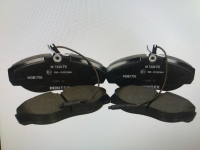 Гальмівні колодки hamulcowe-mintex mdb1703 jumper, boxerducato фото №1