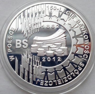 10 złotych - 150-lecie bankowości spółdzielczej w Polsce - 2012