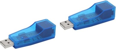 2 szt. adapter USB uniwersalny adapter 10/100 Ethernet USB Ethernet