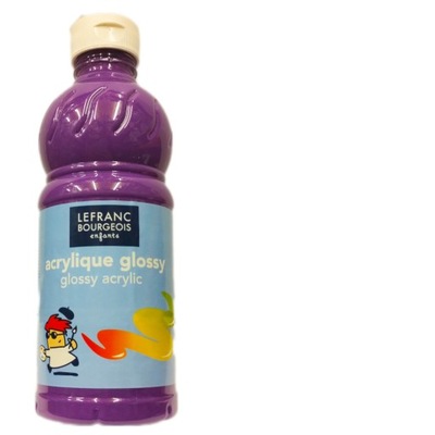 Farba akrylowa błyszcząca lefranc 500ml Violet 601