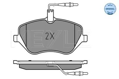 КОЛОДКИ HAM. PEUGEOT P. 407 04- Z ДАТЧИКОМ 0252413317\/W MEYLE фото