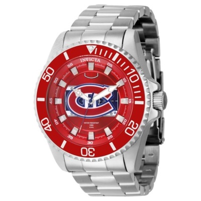 Invicta NHL - Montreal Canadiens 42261 Kwarc zegarek Męski - 47mm
